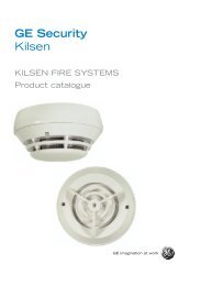 GE Security Kilsen Fire Systems - Product Catalogue