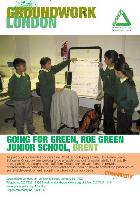 Going for Green at Roe Green Primary School - C-Change