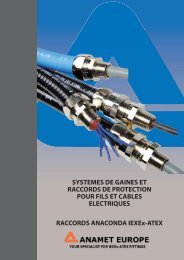 gaines Anaconda Sealtite HTDL et ZHUA et des raccords - Anamet