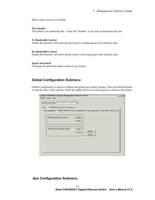 Ether-FSH2402GT User's Manual