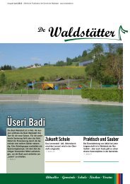 De Waldstätter - Juni 2012 [PDF, 3.00 MB] - Gemeinde Waldstatt