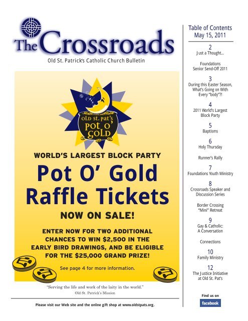 where can i buy oregon st patricks day raffle tickets