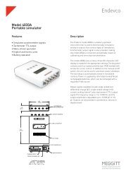 Model 4830A Portable simulator - Endevco