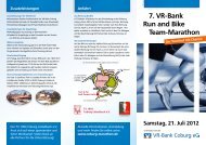 7. Vr-Bank Run and Bike Team-Marathon - Coburg Marathon