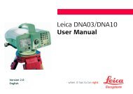 Leica DNA03/DNA10 User Manual - SERTOPO.net