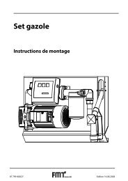 Set gazole Instructions de montage - FMT Swiss AG