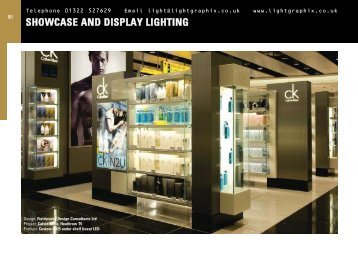 showcase and display lighting - Lightgraphix Ltd.