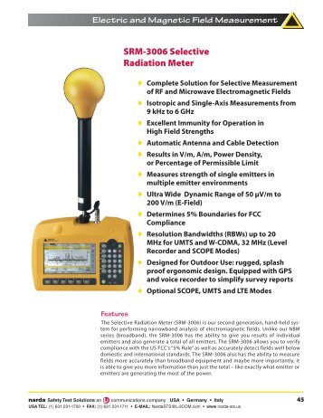 Narda srm 3006 download manual 2017 Narda srm 3006 download manual 2017