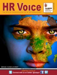 HR Voice September 2013 Download - SABPP