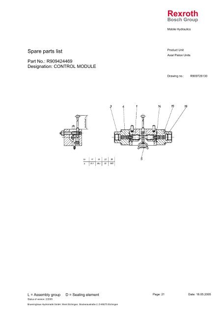 Rexroth - DDKS Industries, hydraulic components distributor