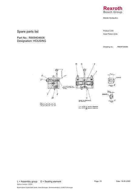 Rexroth - DDKS Industries, hydraulic components distributor