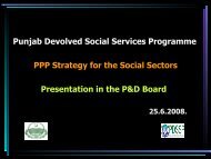 Details and Presentation - PDSSP :: Punjab Devolved Social ...