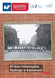 45-lecie Uniwersytetu Śląskiego w Katowicach - Gazeta ...