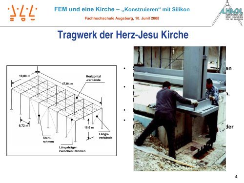 FEM und eine Kirche – „Konstruieren“ mit Silikon - a-hagl-ingenieure