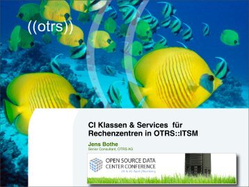 CI Klassen & Services für Rechenzentren in OTRS::ITSM - netways