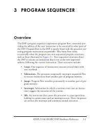 ADSP-21160 SHARC DSP Hardware Reference, Program Sequencer