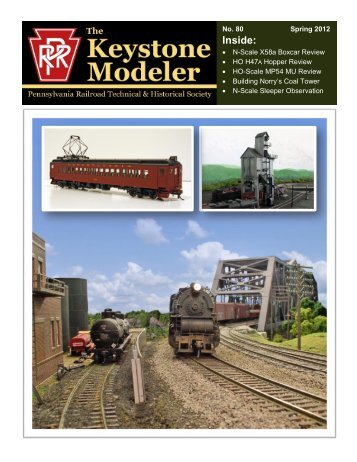 The Keystone Modeler, No. 80, Spring 2012, PRRT&HS