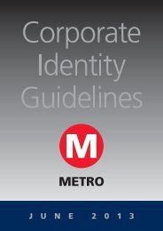 Metro Corporate Guidelines