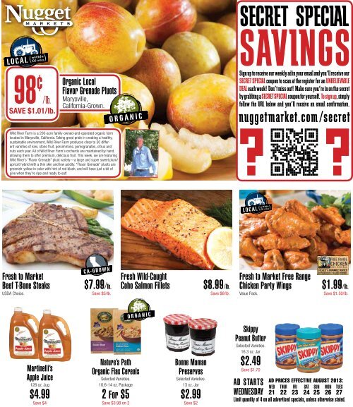 Download a PDF version of our print ad - Nugget Market