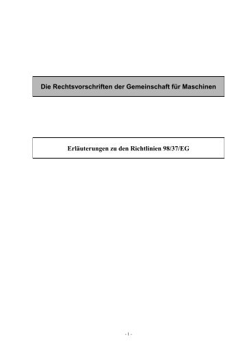 Die Rechtsvorschriften der Gemeinschaft f