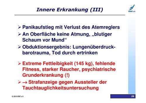 VDST-Tauchunfallstatistik 2007-2010 - LTVT