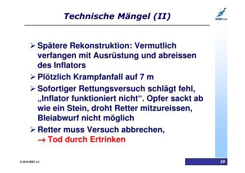 VDST-Tauchunfallstatistik 2007-2010 - LTVT