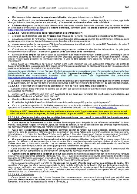 Internet et Entreprise : Mirages et opportunitÃ©s - Base de ...