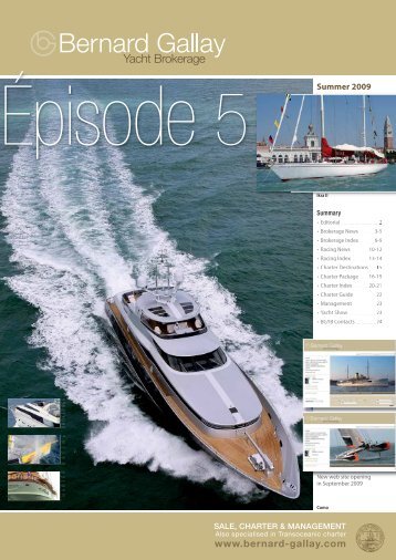 download (pdf) - Bernard Gallay Yacht Brokerage