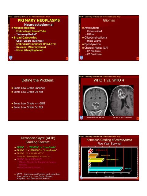 the who 2000 tumor classification - Radiology - Uniformed Services ...