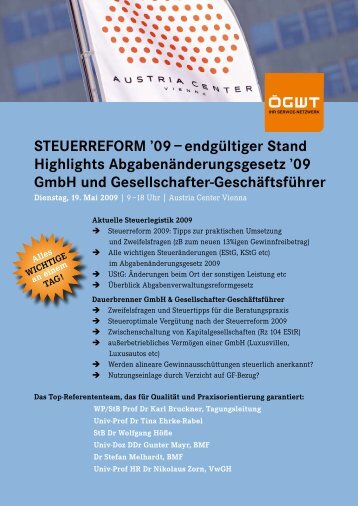 09 – endgültiger Stand Highlights Abgabenänderungsgesetz