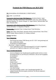 Protokoll der PGR-Sitzung vom 26.01.2012 - Mutter vom Guten Rat