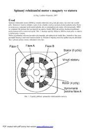 Spínaný reluktanční motor s magnety ve statoru - Free Energy