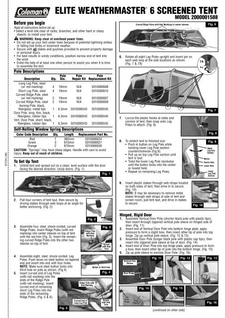 Elite Weathermaster 6 Screened Tent 2000001588 - CWR