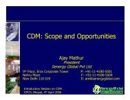 CDM: Scope and Opportunities - EPCO