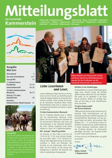 Ihre Gemeinde informiert - Gemeinde Kammerstein