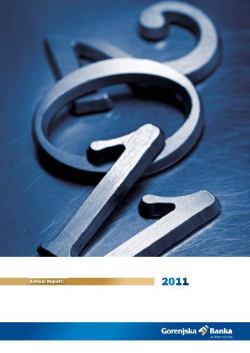 Annual Report: - Gorenjska banka