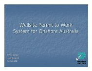 Wellsite Permit to Work System for Onshore Australia - Drillsafe ...