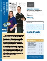 Fiche descriptive DEC-bac logistique - Cégep de Trois-Rivières