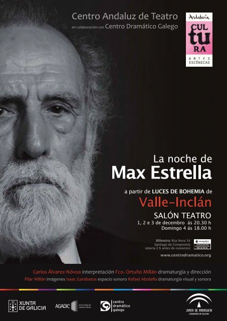 La noche de Max Estrella - Centro DramÃ¡tico Galego