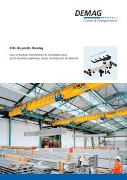 Kits de ponts Demag - Demag Cranes & Components