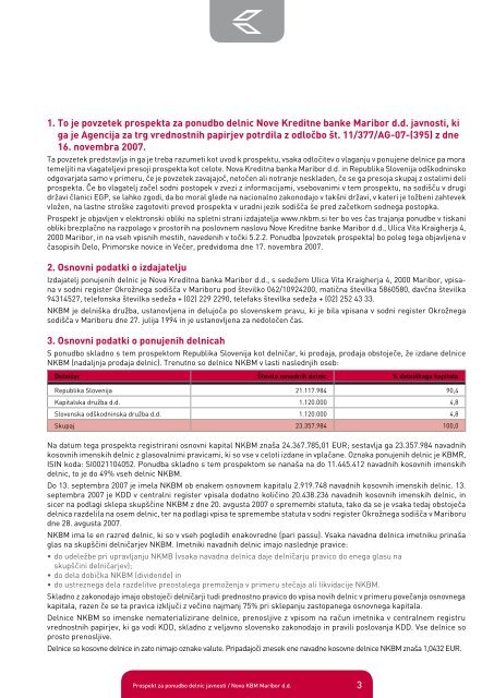 Nova kreditna banka Maribor, d. d, Maribor - Agencija za trg ...