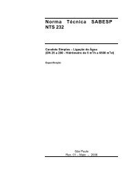 Norma TÃ©cnica SABESP NTS 232