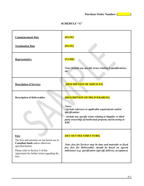 Temporary Services Agreement - Sample - Export ... - EDC