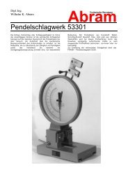 Pendelschlagwerk 53301 - Abram Technische Beratung