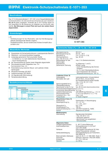 Elektronik-Schutzschaltrelais E-1071-353 6