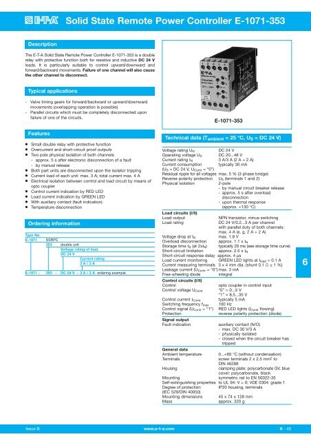 Elektronik-Schutzschaltrelais E-1071-353 6