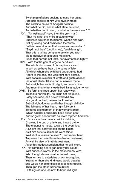 THE FAERIE QUEENE by Edmund Spenser TO The ... - Planet.ee