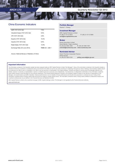 ARC Capital Holdings Ltd