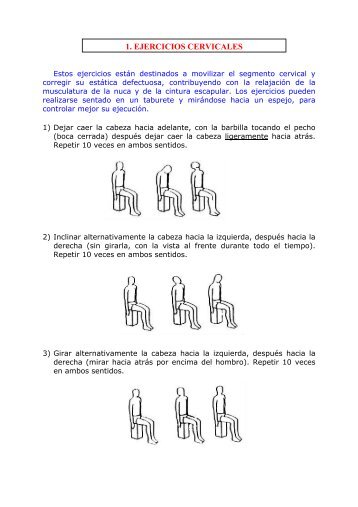 1. EJERCICIOS CERVICALES