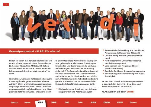 Personalratswahl 2012 - ver.di Vertrauensleute Stadt Wuppertal